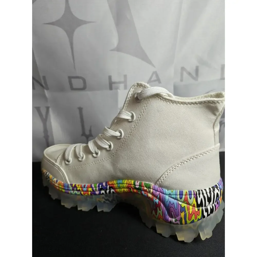 SKECHERS X JEN STARK Women's 6 / 36 Hi - Ryze Platform White Multicolor Sneakers
